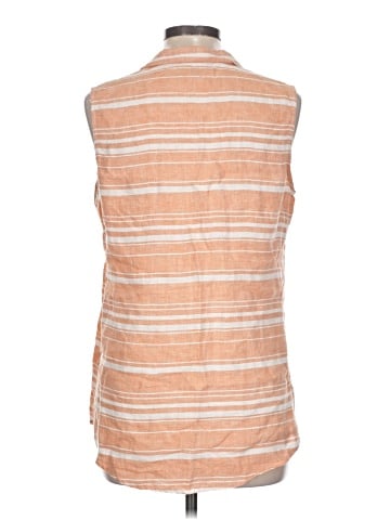 Ellen Tracy Sleeveless Button-Down Shirt (view 2)