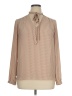 Adrienne Vittadini 100% Polyester Tan Long Sleeve Blouse Size XL - photo 1
