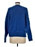 Hooked Up Solid Blue Pullover Sweater Size M - photo 2