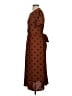 Roolee Polka Dots Brown Casual Dress Size S - photo 5