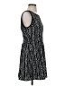 Forever 21 100% Polyester Graphic Black Casual Dress Size S - photo 4