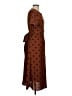 Roolee Polka Dots Brown Casual Dress Size S - photo 4