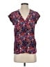 Joie 100% Silk Blue Short Sleeve Silk Top Size XS - photo 1