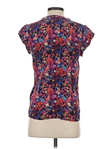 Joie Short Sleeve Silk Top (view 2)