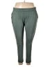 Hanes Solid Green Active Pants Size XXL - photo 1