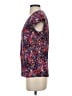 Joie 100% Silk Blue Short Sleeve Silk Top Size XS - photo 5