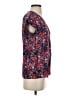 Joie 100% Silk Blue Short Sleeve Silk Top Size XS - photo 4