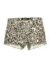 Express Animal Print Gold Shorts Size 2 - photo 1