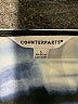 Counterparts 100% Polyester Tie-dye Blue Long Sleeve Blouse Size L - photo 7