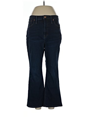 Madewell Curvy Cali Demi-Boot Jeans in Larkspur Wash: TENCEL&trade; Denim Edition (view 1)