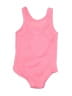Roxy Solid Pink One Piece Swimsuit Size 6 - photo 1