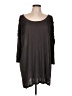 H&M 100% Viscose Black 3/4 Sleeve Top Size L - photo 1