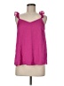 LC Lauren Conrad 100% Polyester Pink Sleeveless Blouse Size M - photo 1