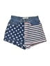 American Apparel Stars Blue Denim Shorts Size 26 waist - photo 1