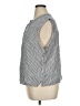 Old Navy Stripes Gray Sleeveless Button-Down Shirt Size XL - photo 5
