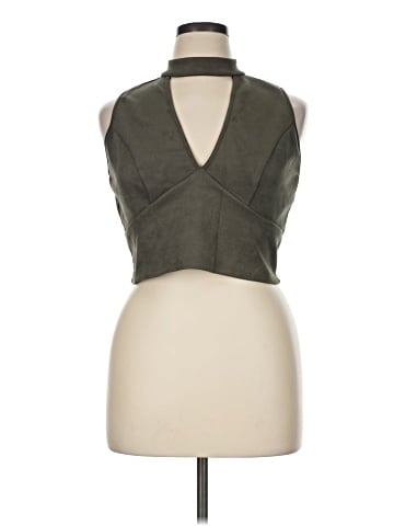Charlotte Russe Sleeveless Blouse (view 1)