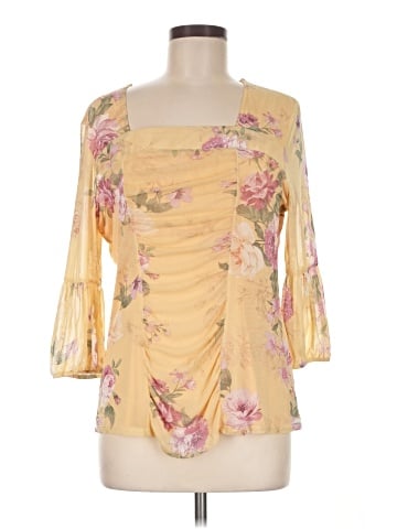 Sara Michelle 3/4 Sleeve Blouse (view 1)