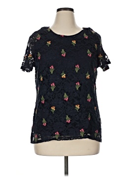 Christopher & Banks Short Sleeve Blouse