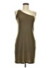 Abi Ferrin 100% Polyester Solid Tan Casual Dress Size M - photo 1