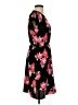 Halogen 100% Polyester Print Black Casual Dress Size S - photo 4
