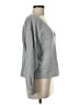 NATION LTD 100% Cotton Gray Pullover Sweater Size M - photo 4