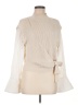 Jonathan Simkhai 100% Cotton Ivory Turtleneck Sweater Size M - photo 1