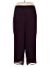 Catherines 100% Polyester Burgundy Dress Pants Size 32 - photo 1