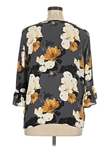 Ann Taylor Factory 3/4 Sleeve Blouse (view 2)