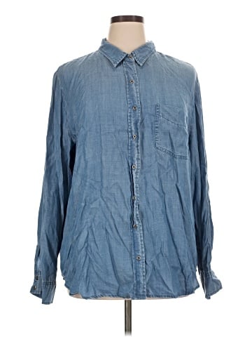 Saks Fifth Avenue Long Sleeve Button-Down Shirt (view 1)