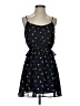 Forever 21 100% Polyester Hearts Blue Casual Dress Size S - photo 1