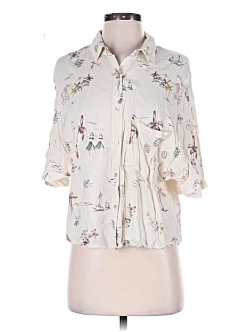 Pull&Bear 3/4 Sleeve Blouse (view 1)