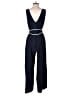 Diane von Furstenberg Solid Blue Jumpsuit Size 6 - photo 2