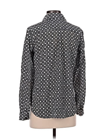 Trina Turk Long Sleeve Silk Top (view 2)