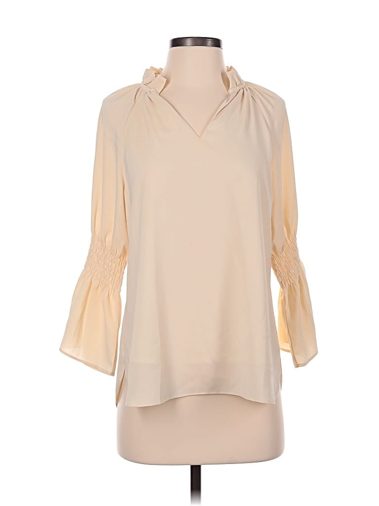 Pre-owned Jade 3/4 Sleeve Blouse In Ivory