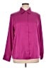 Maison d' Amelie Solid Purple Long Sleeve Blouse Size XL - photo 1