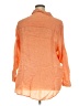 Sigrid Olsen 100% Linen Orange Long Sleeve Button-Down Shirt Size 3X - photo 2