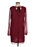 BCBGeneration 0100% Polyester Solid Burgundy Casual Dress Size S - photo 2