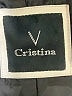 V Cristina 100% Polyester Polka Dots Ivory Jacket Size L - photo 6