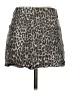Pull&Bear Animal Print Gray Casual Skirt Size S - photo 2