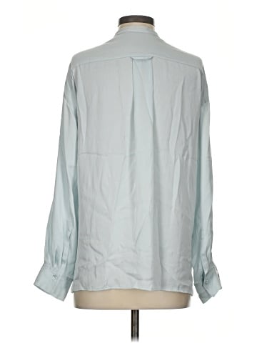 Vince. Long Sleeve Silk Top (view 2)