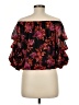 Vince Camuto 100% Polyester Black 3/4 Sleeve Blouse Size M (petite) - photo 2