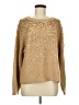 Vince Camuto Metallic Tan Pullover Sweater Size M - photo 1