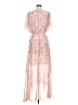 CeCe 100% Polyester Paisley Pink Cocktail Dress Size M - photo 2