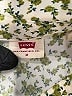 Levi's Floral Green Long Sleeve Blouse Size M - photo 7