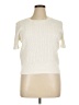 CeCe Ivory Short Sleeve Turtleneck Size XL - photo 1