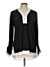 NY Collection Black Long Sleeve Blouse Size L - photo 1
