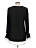 NY Collection Black Long Sleeve Blouse Size L - photo 2