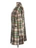 Prettygarden 100% Polyester Plaid Green Coat Size L - photo 5