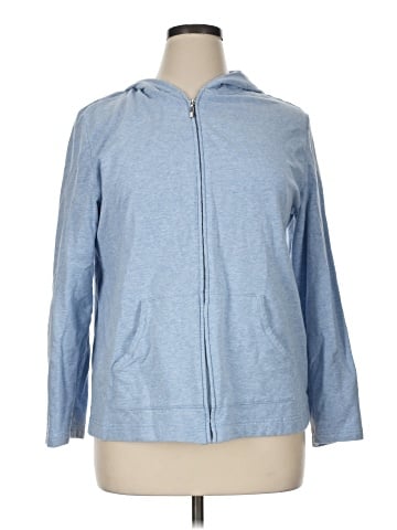 Karen Scott Sport Zip Up Hoodie (view 1)