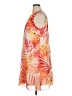 Calvin Klein 100% Polyester Tropical Orange Cocktail Dress Size 16 - photo 5